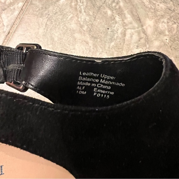 Alfani Emerrie Suede Black Heels - Picture 6 of 13